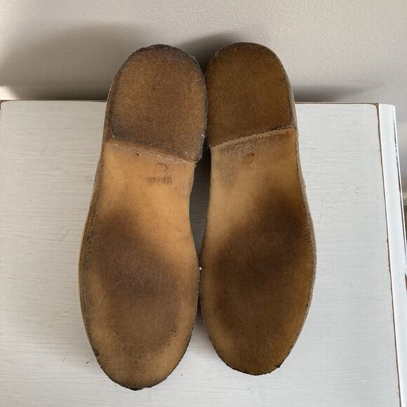 Clarks Mens Desert Chukka Boots Tan Suede Leather Chukka Boots Size 13 Lace Up - Picture 12 of 12